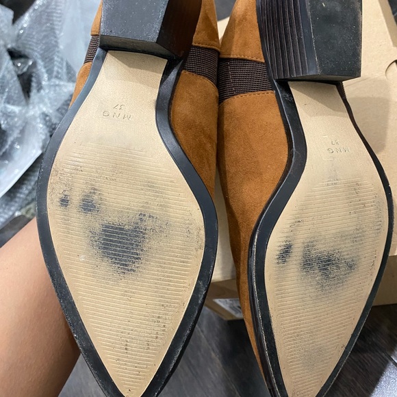 MANGO SUEDE BOOTS - SIZE 6.5 (37) - Picture 4 of 5